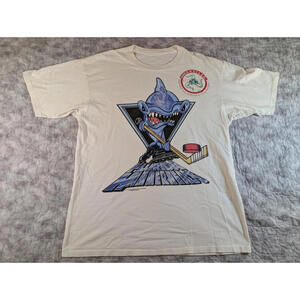 Vintage Florida Hammerheads 90s Roller Hockey International RHI T shirt L/XL